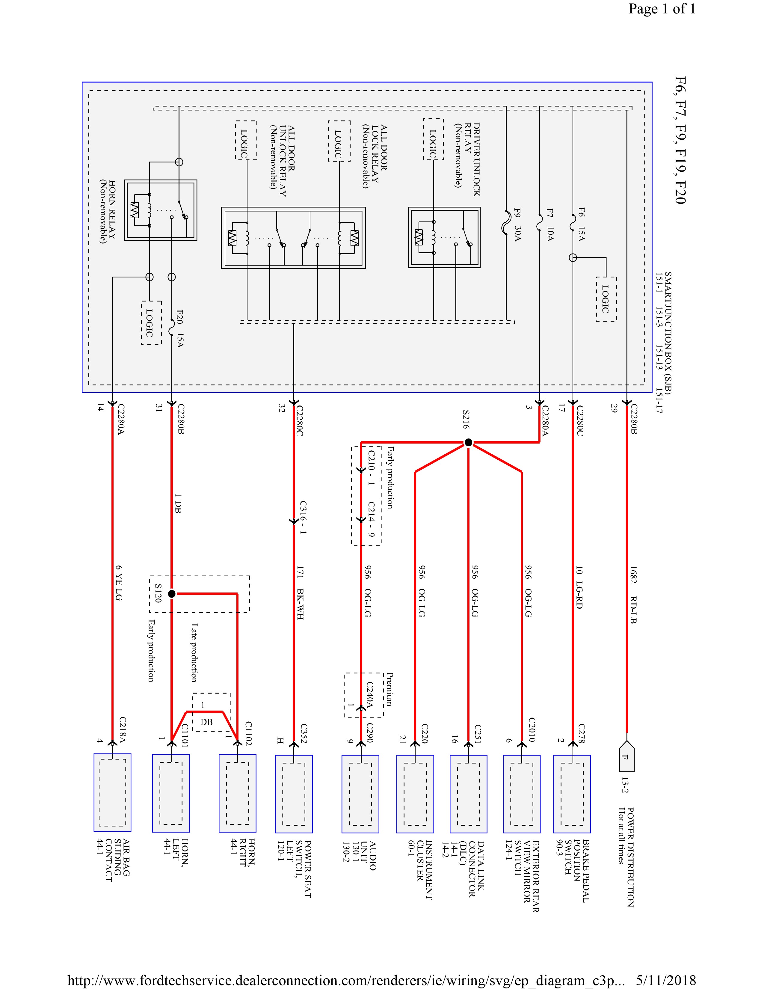 Ford Escape 2005-2007 wiring diagrams